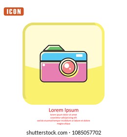 camera icon vector