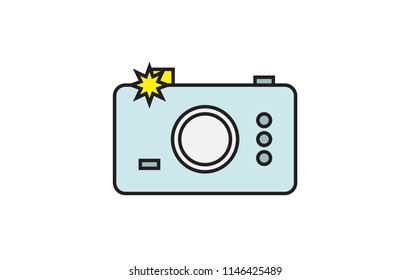 Camera icon vector