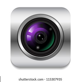 Camera icon vector