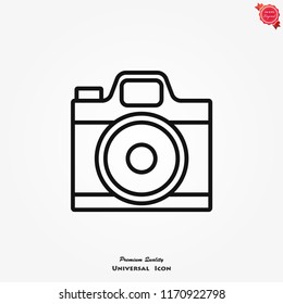 Camera icon vector
