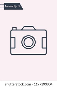 Camera icon, Vector