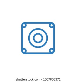 Camera icon vector