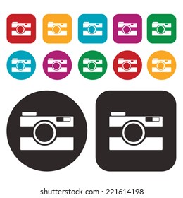 Camera icon . Vector