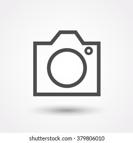 Camera icon. Vector