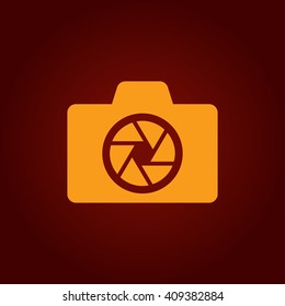 Camera icon vector