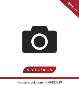 Camera icon vector