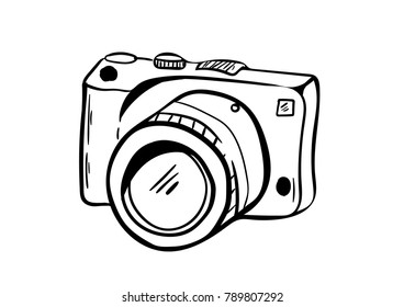 Camera Sketch Images, Stock Photos & Vectors | Shutterstock