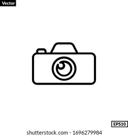 camera icon vector for any purposes