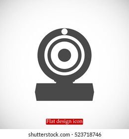 camera icon, vector best flat icon, EPS