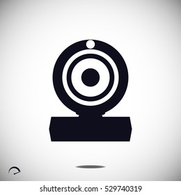 camera icon, vector best flat icon, EPS