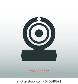 camera icon, vector best flat icon, EPS