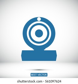 camera icon, vector best flat icon, EPS