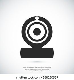 camera icon, vector best flat icon, EPS