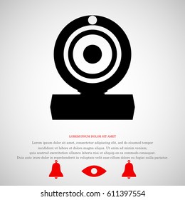 camera icon, vector best flat icon, EPS