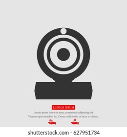 camera icon, vector best flat icon, EPS