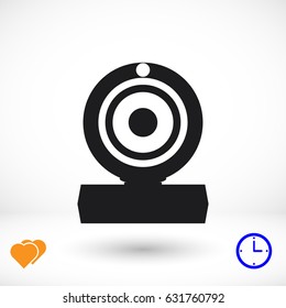 camera icon, vector best flat icon, EPS