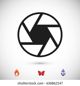 camera icon, vector best flat icon EPS 10