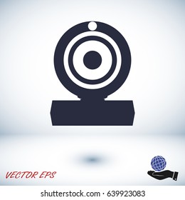 camera icon, vector best flat icon, EPS