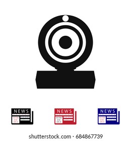 camera icon, vector best flat icon, EPS