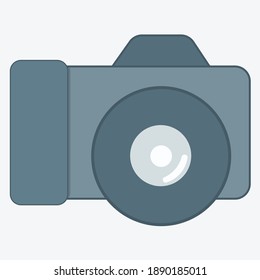 the camera icon vector can be used for various needs