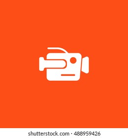 Camera icon vector, clip art. Also useful as logo, web element, symbol, graphic image, silhouette and illustration. Compatible with ai, cdr, jpg, png, svg, pdf, ico and eps.