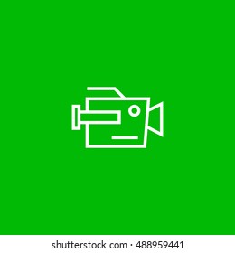 Camera icon vector, clip art. Also useful as logo, web element, symbol, graphic image, silhouette and illustration. Compatible with ai, cdr, jpg, png, svg, pdf, ico and eps.