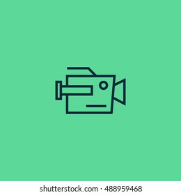 Camera icon vector, clip art. Also useful as logo, web element, symbol, graphic image, silhouette and illustration. Compatible with ai, cdr, jpg, png, svg, pdf, ico and eps.