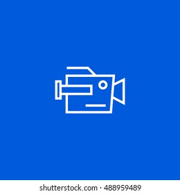 Camera icon vector, clip art. Also useful as logo, web element, symbol, graphic image, silhouette and illustration. Compatible with ai, cdr, jpg, png, svg, pdf, ico and eps.