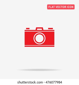 Camera icon. Vector concept illustration for design.