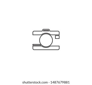 camera icon vector design element logo template