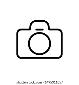 Camera icon vector design template