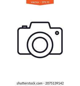 Camera icon vector design template