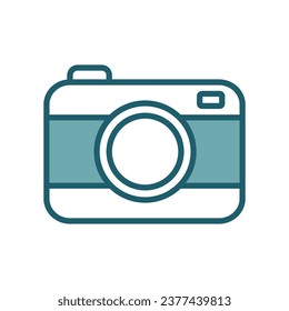 camera icon vector design template simple and clean