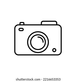 Camera icon vector design templates isolated on white background