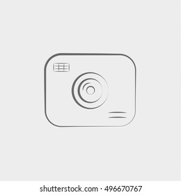 camera icon, vector desing