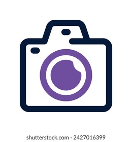 camera icon. vector dual tone icon for your website, mobile, presentation, and logo design.