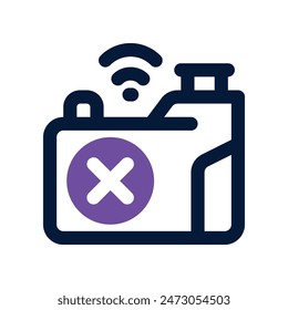 camera icon. vector dual tone icon for your website, mobile, presentation, and logo design.