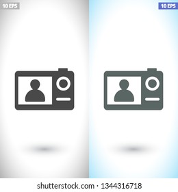 Camera icon. Vector  Eps 10 