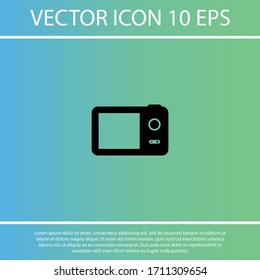 Camera icon. Vector  Eps 10  . Lorem Ipsum Flat Design 