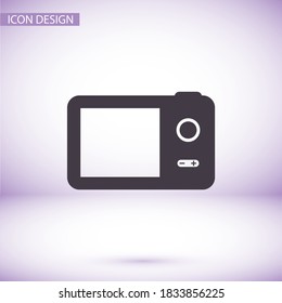 Camera icon. Vector  Eps 10  . Lorem Ipsum Flat Design 