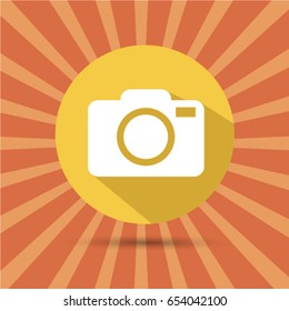 camera icon Vector EPS 10 illustration.