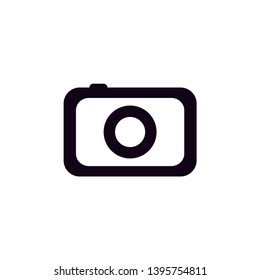 camera icon vector. camera flat