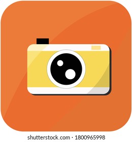 Camera Icon Vector Flat Design
