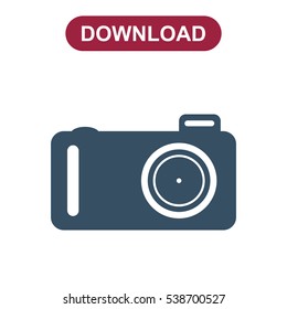 Camera Icon Vector flat design style