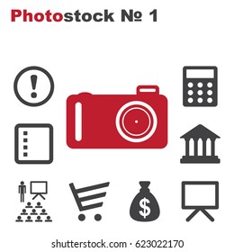 Camera Icon Vector flat design style