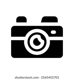 camera icon. vector glyph icon for your website, mobile, presentation, and logo design.