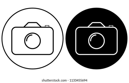 Camera icon. Vector illustration