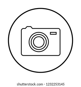 Camera icon. Vector Illustration