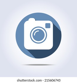 Camera icon. Vector illustration