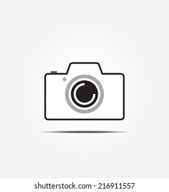 camera icon vector illustration